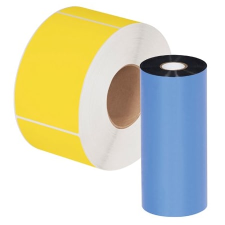 Bsc Preferred 6.50'' x 1476' Black Zebra Thermal Transfer Ribbons - Wax/Resin, 12PK THT166